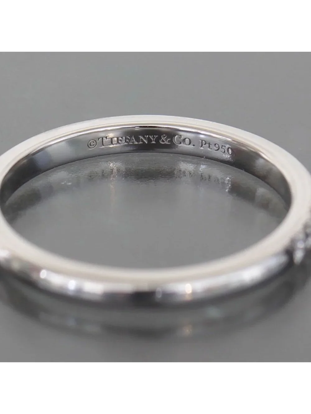 Tiffany & Co Forever Diamond Band Ring Platinum